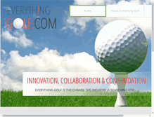 Tablet Screenshot of everythinggolf.com